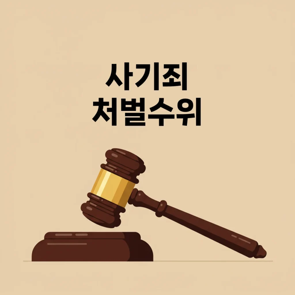 [2025 최신] 사기죄 처벌수위 – 실제 판례와 형량 기준까지 한눈에